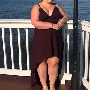 Maroon Formal Gown size 10